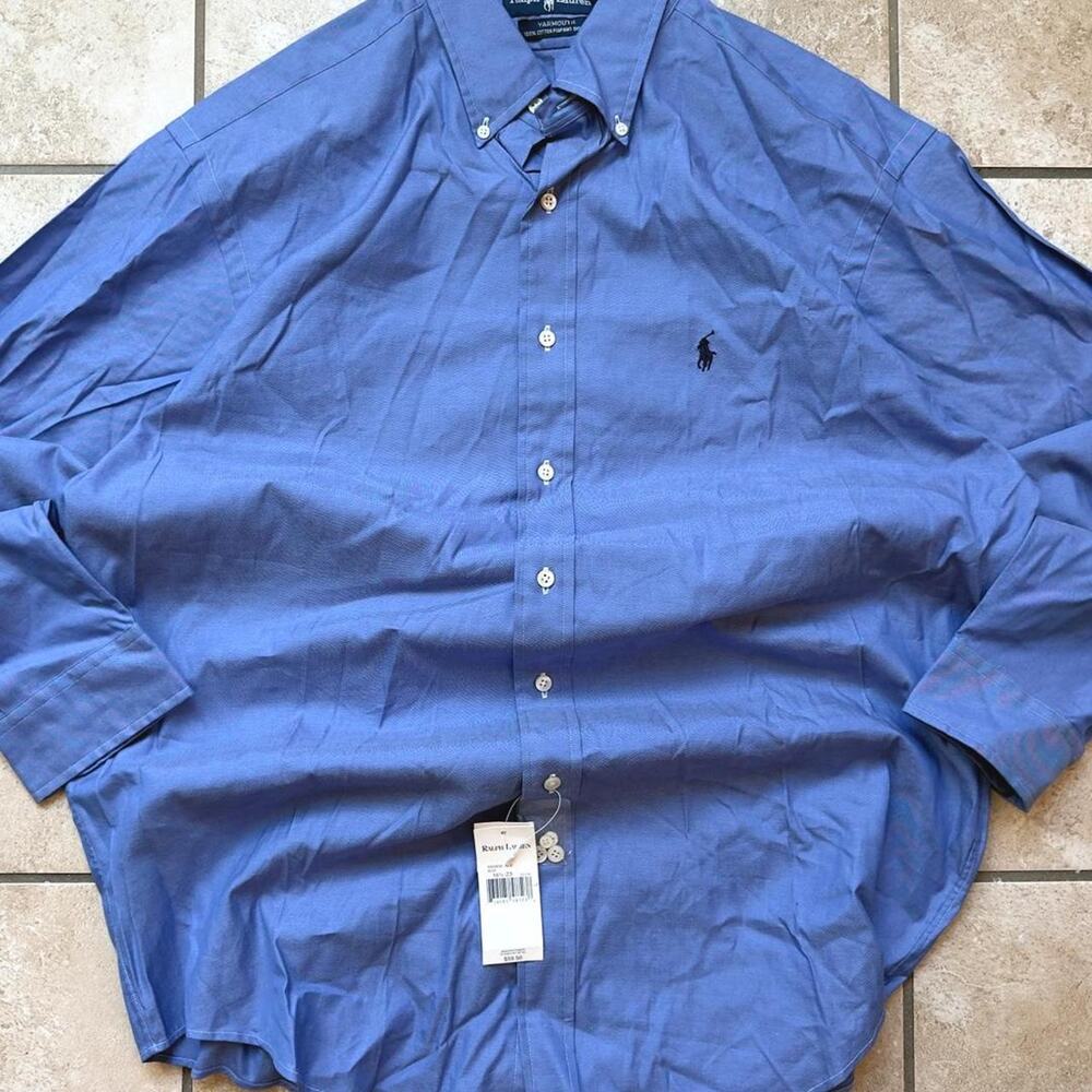NWT Polo by Ralph Lauren Classic Fit Long Sleeve Dress Shirt - Size L